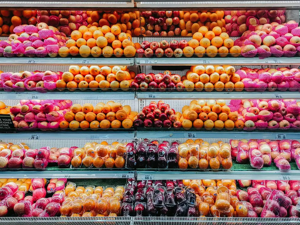 Frutas y verduras del sector alimentos y su cadena de proveedores