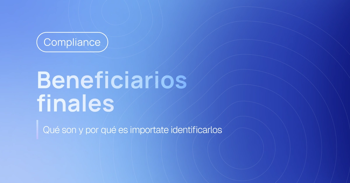 Beneficiarios finales UBO